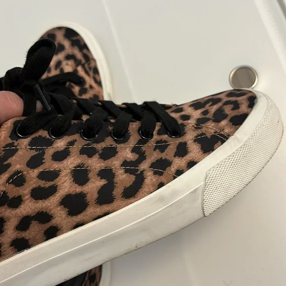 Zara leopard print satin sneakers - Picture 7 of 7